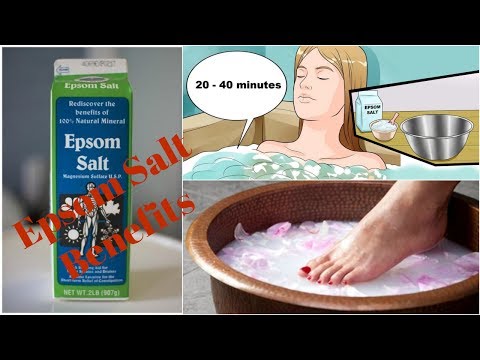 Use Epsom Salt for health, beauty and cleaning projects