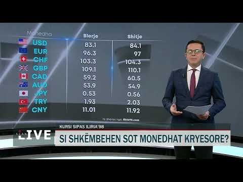 Euro dhe dollari, ndryshime minimale ndaj lekut-Këmbimi valutor 11 nëntor