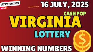 Virginia Cash Pop Lottery Results For - 16 Jul, 2025 - Coffee Break, Lunch Break - Cash 5- Powerball
