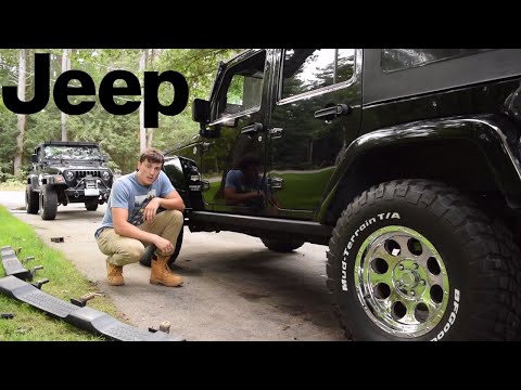 Jeep Wrangler Unlimited Rock Sliders Install