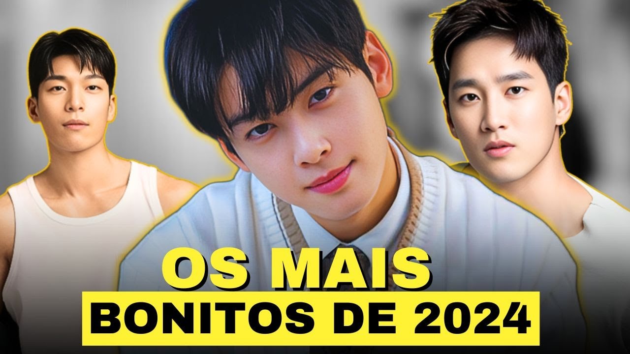 8 ATORES COREANOS MAIS BONITOS DE 2024 ( janeiro até junho)