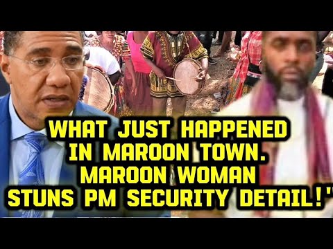 Maroon woman tried to break through PM's security detail