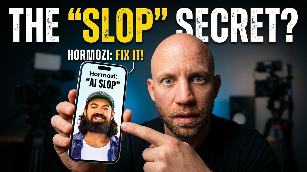Alex Hormozi revealed why your AI writing is slop (fix it)