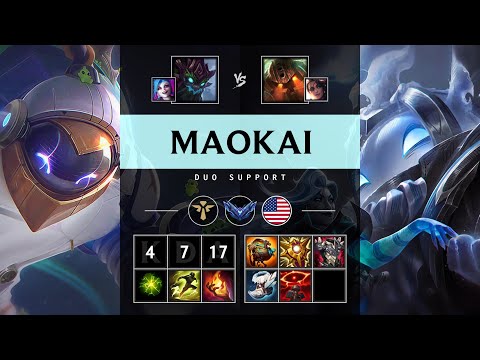 Maokai Support vs Nautilus - NA Diamond Patch 25.15