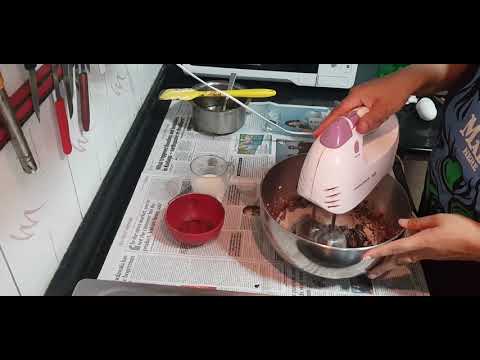 Gluten free dark chocolate cake - Tutorial