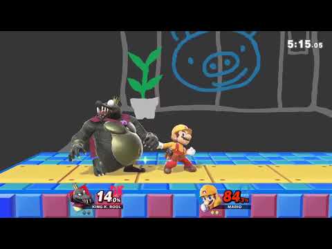 King K. Rool vs Mario