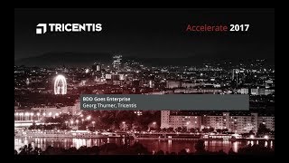 Tricentis Accelerate 2017: BDD Goes Enterprise, Georg Thurner video