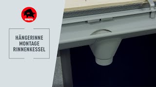 mastgoot aluminium antraciet, uitloop