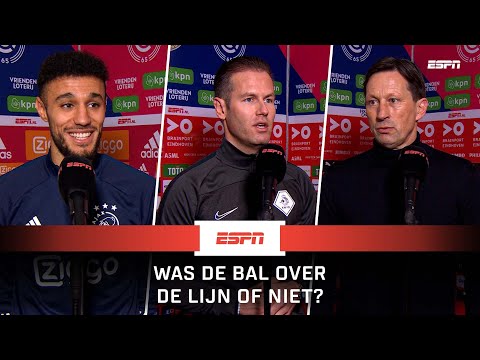🧐🖥️ Was de bal WEL OF NIET OVER DE LIJN bij de goal van Mazraoui? | Interviews na PSV - Ajax