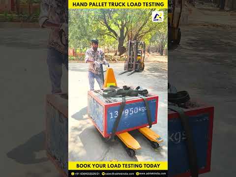 Hydraulic Hand Pallet Trucks, Third Party Inspection & Load Testing in Bengaluru