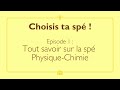 tout savoir sur la spé physique chimie