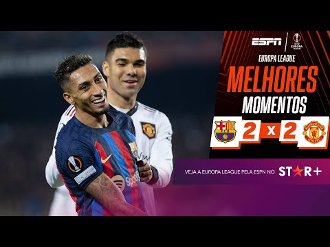 Gols e lances de Barcelona x Manchester United