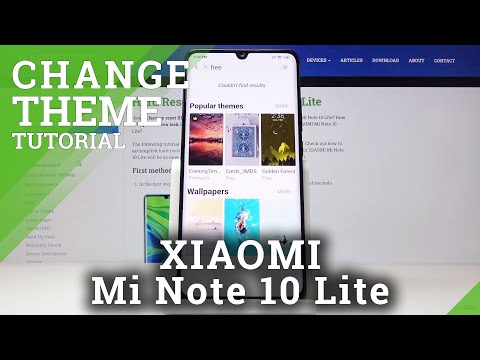 How to Change Theme in Xiaomi Mi Note 10 Lite - Personalize Android Smartphone