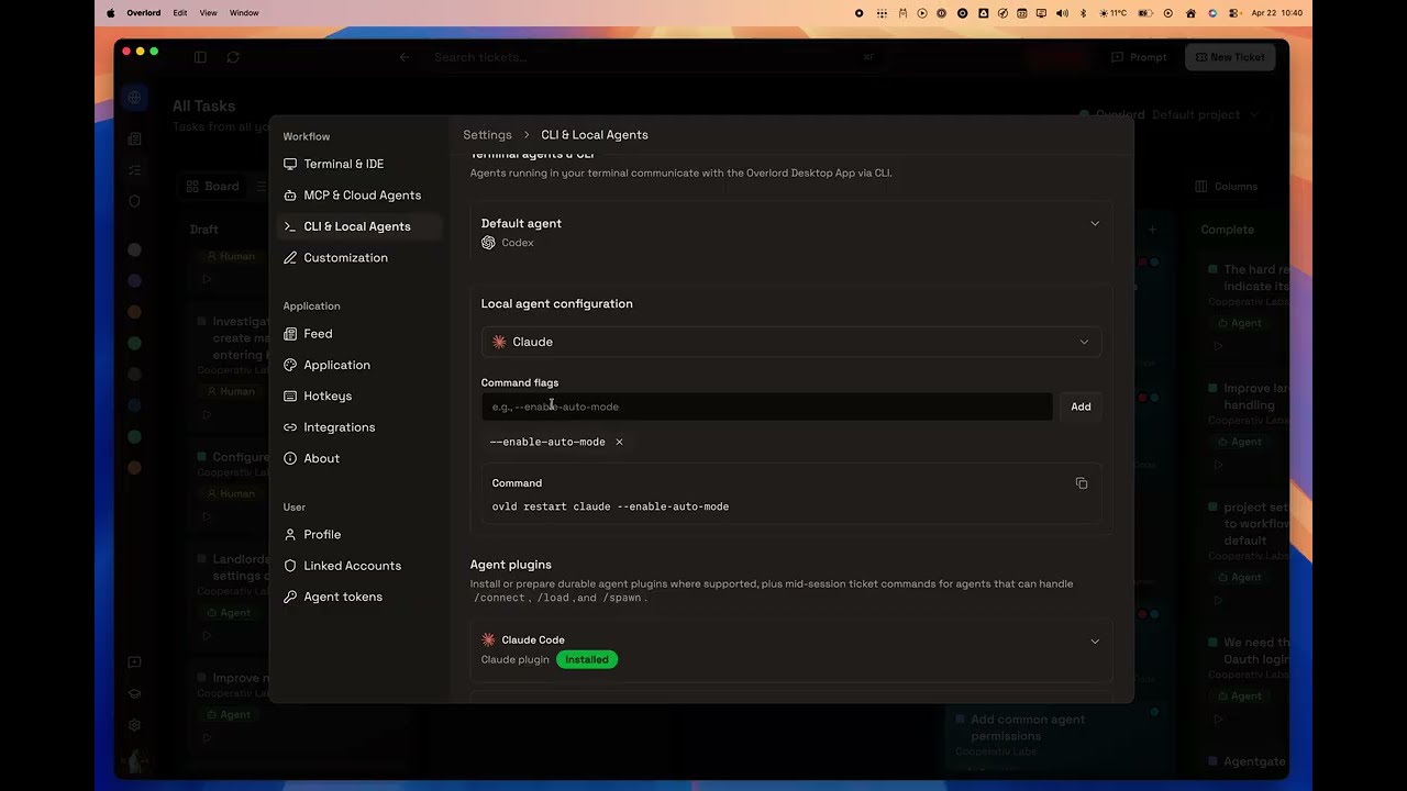 Configuring Overlord