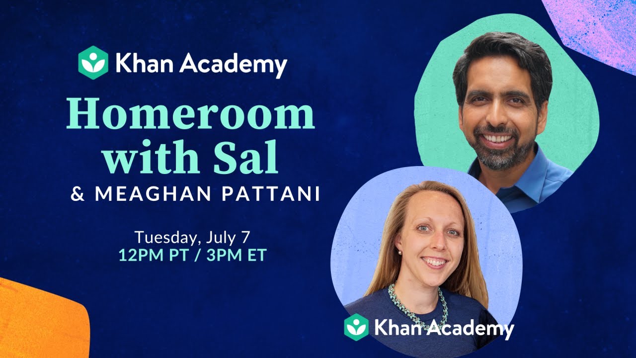 Homeroom with Sal & Meaghan Pattani - Tuesday, July 7 - YouTube