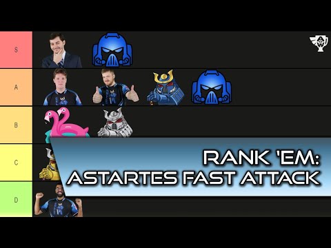 Top players rank Space Marine Fast Attack choices! (Tier List)