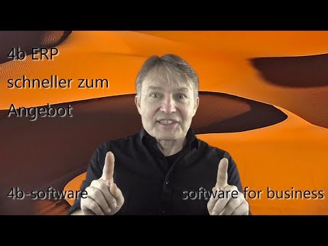 4b-ERP Schneller zum Angebot - Software für Handwerk und Handel