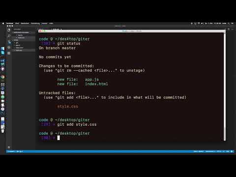 Git Github Tutorial Git Add Git Status Nr 03