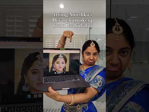 not my fav and had to change up the lip combo but what do we think? #baahubali2 #devasena #makeup