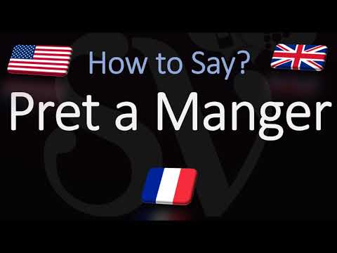 Como pronunciar Pret a Manger? (CORRETAMENTE) Pronúncia em inglês e francês