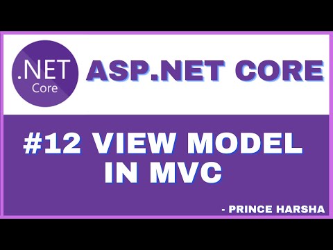 12.ASP.NET Core MVC tutorial - View Model in MVC