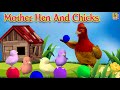 Mother Hen And Chicks Animation Movie | Animated Stories For Kids