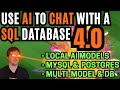 Use AI To Chat With A SQL Database 4 0 Local AI MySQL And Postgres And More