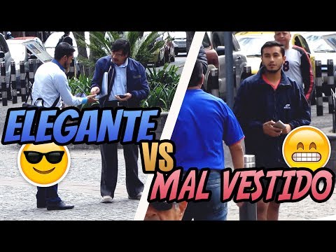 Pidiendo Dinero En La Calle | Elegante vs. Mal Vestido | Experimento Social (Quito, Ecuador)
