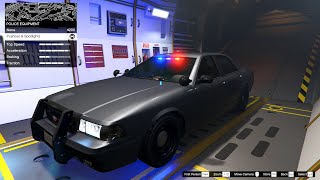 GTA Online UNMARKED CRUISER Customization | HOW TO MODIFY THE NEW POLICE VEHICLE (Chop Shop DLC)