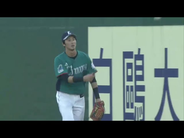 【4回裏】ライオンズ・金子侑 抜ければ長打の当たりをスライディングキャッチ!! 2016/8/7 E-L