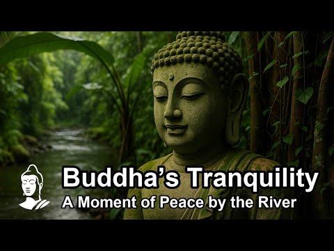 Buddha’s Tranquility: A Moment of Peace by the River