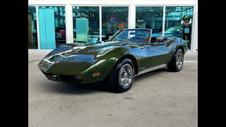 Video Thumbnail for 1973 Chevrolet Corvette