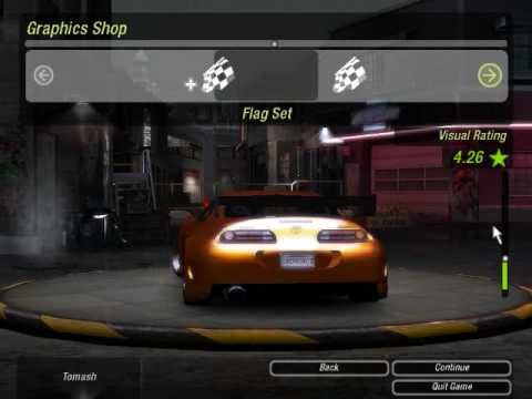 need for speed underground 2 toyota supra drift tuning #6