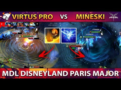 Virtus Pro vs Mineski - Ancient Apparition Mid - Ready for a WOMBO COMBO? MDL Disneyland Paris Major