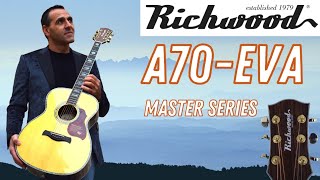 Video thumbnail for Richwood A-70-EVA Master Series - Chitarra Acustica - Acoustic Guitar by Angelo Ottaviani