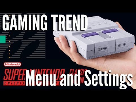 SNES Classic - menus and setup [Gaming Trend]