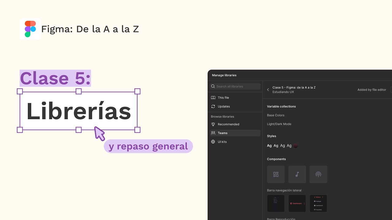 Figma Course: Libraries | Class 5 (2025, with UI3)