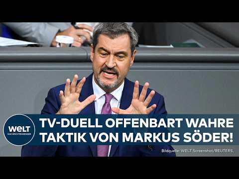MARKUS SÖDER: TV-Duell zeigt wahre Taktik vom CSU-Chef! Volle Attacke auf Habecks Grüne