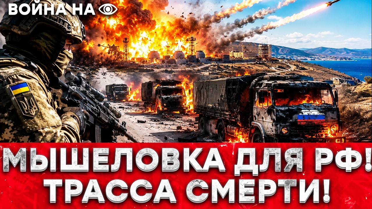 ТРИ ДНЯ АДА ДЛЯ РФ: ВСУ ЖГУТ КОЛОННЫ - АД НА ТРАССАХ! Секретную БАЗУ “ИСКАНДЕР