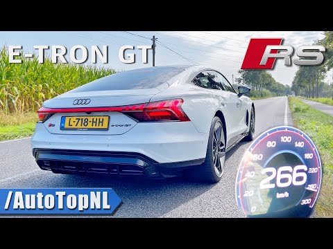 AUDI RS E-TRON GT | 0-250 ACCELERATION & TOP SPEED by AutoTopNL