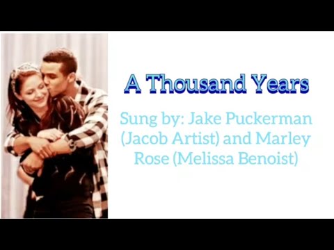 Glee - A thousand years (Lyrics)