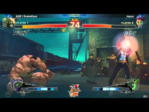 SSF4 AE2012 Top 16 - Snake Eyez (Zangief) vs Jayce (C.Viper)