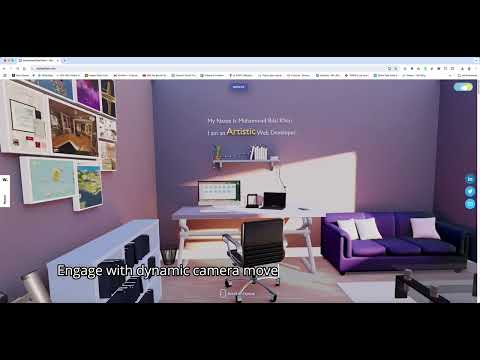 Portfolio Evolution: Day & Night Mode, Interactive Camera, Stunning Exterior, and New Projects
