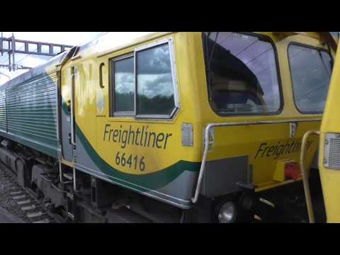 Freightliner Class 66's no's: 66416-66514 @ Didcot Parkway {402L} 20/05/2017.
