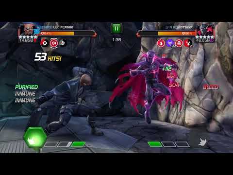 🔥The Power of Nick Fury , Aw offseason double noded fight.🔥