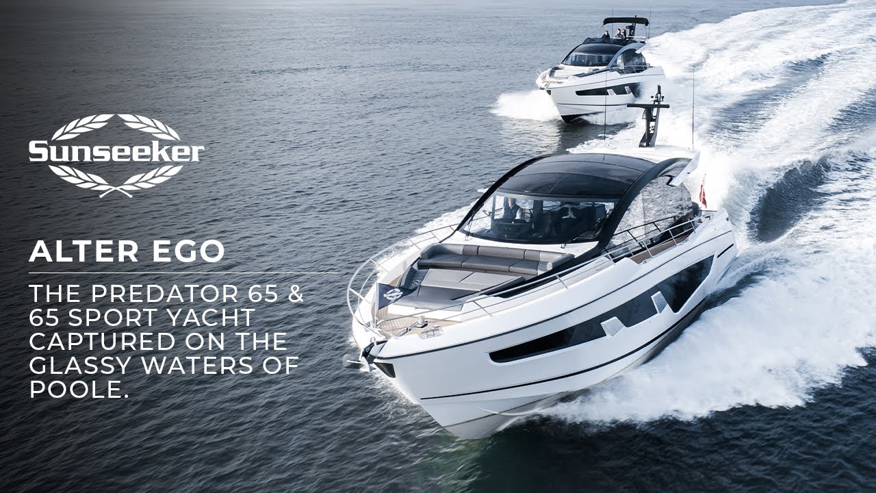 The Predator 65 & 65 Sport Yacht take to the glassy waters of Poole, UK