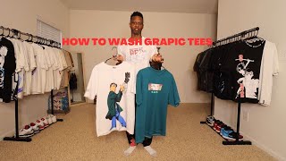 HOW TO Wash and Maintain Graphic T Shirts
