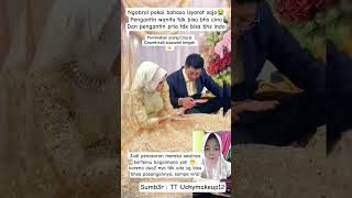 Download lagu THE BRIDE CAN'T SPEAK INDONESIAN & THE WIFE CAN'T SPEAK CHINESE #wedding #viralvideo #marriage mp3