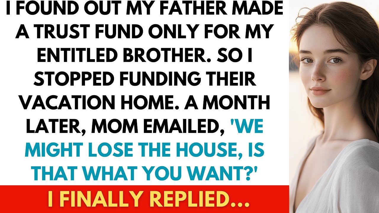 Father Created a Trust Fund Only for My Entitled Brother; I Walked Away and Left Them With the Bills