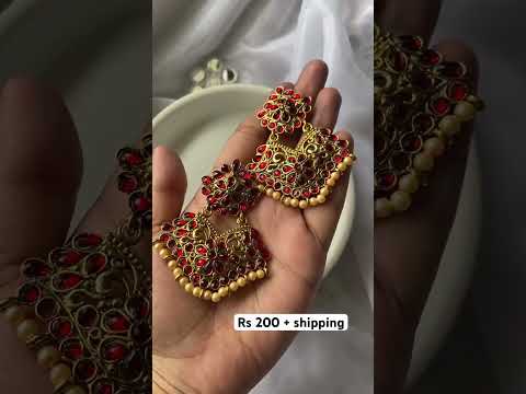 Festive look earrings from @rupikaindia Subscribe for daily updates #rupikaindia #fashiontrends